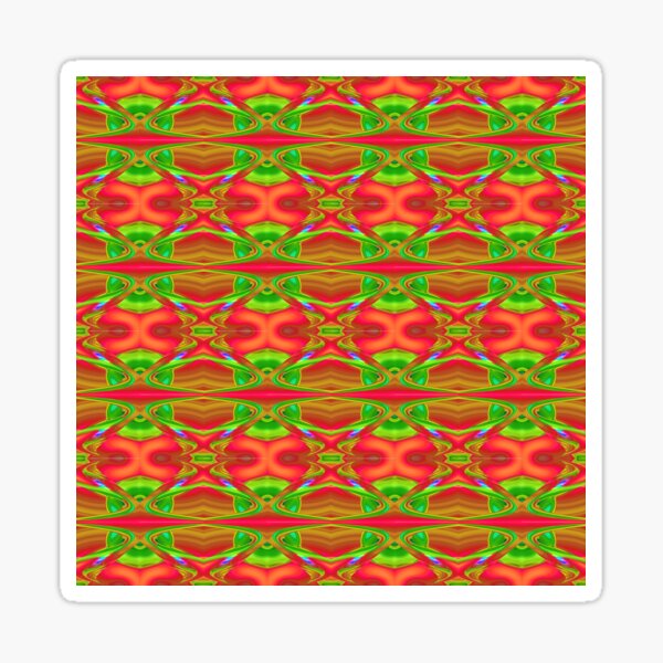Abstract Vintage Colours QF Sticker