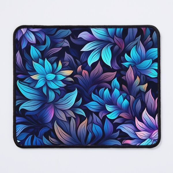 Item preview, Fluorescent floral pattern designed and sold by enipra.