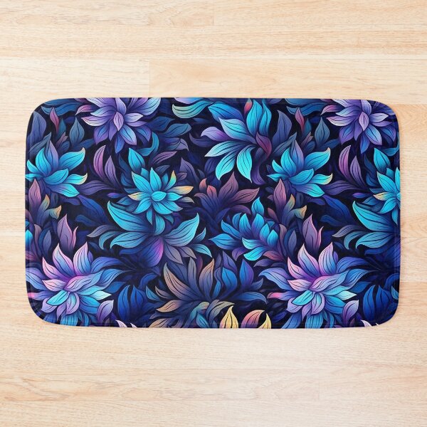 Item preview, Fluorescent floral pattern designed and sold by enipra.