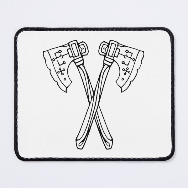 Item preview, Crossed axes designed and sold by VojtechB.