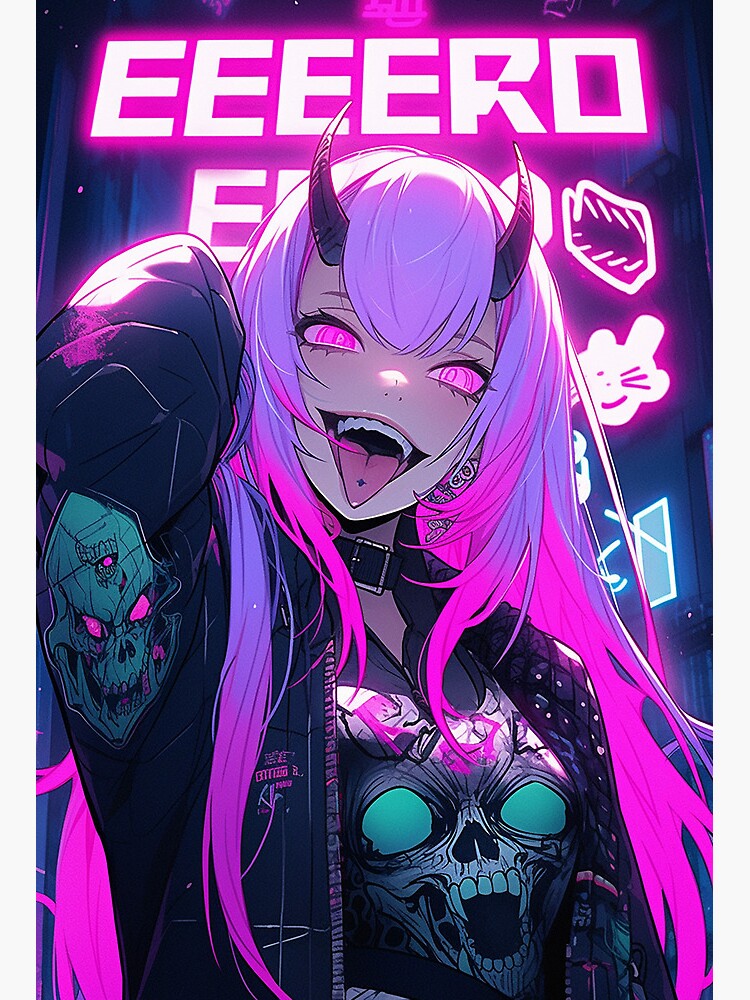 Anime girl with horns discount