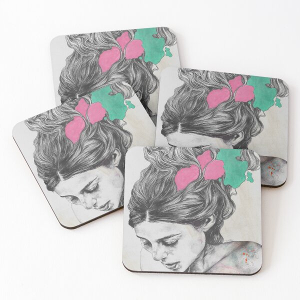 Item preview, Bed Of Stone | woman sketch portrait | doodle art drawing designed and sold by Marco Paludet.