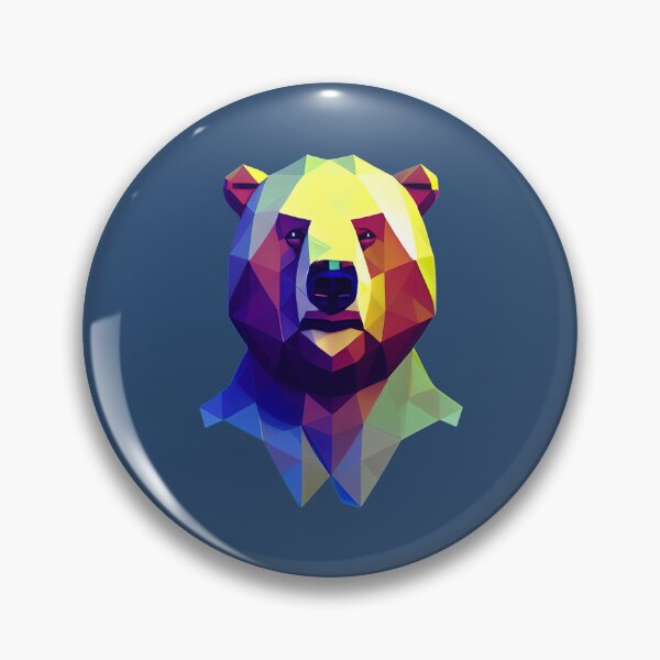 Item preview, Big Bear Face designed and sold by PolygonXYZ.