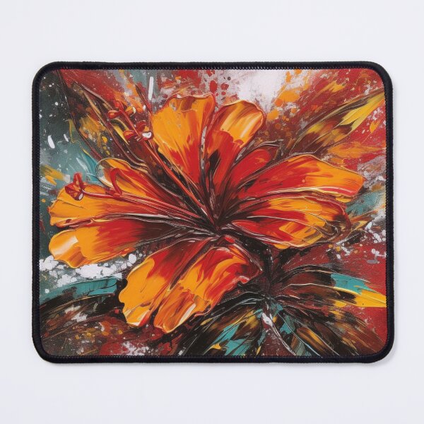 Item preview, Colorful abstract flower pettern Color Nature Color decorative element Flowers Impressionism pop art designed and sold by PinkPinkArts.
