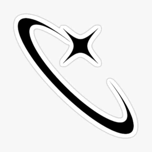Y2K aesthetic star icon symbol sticker | Sticker