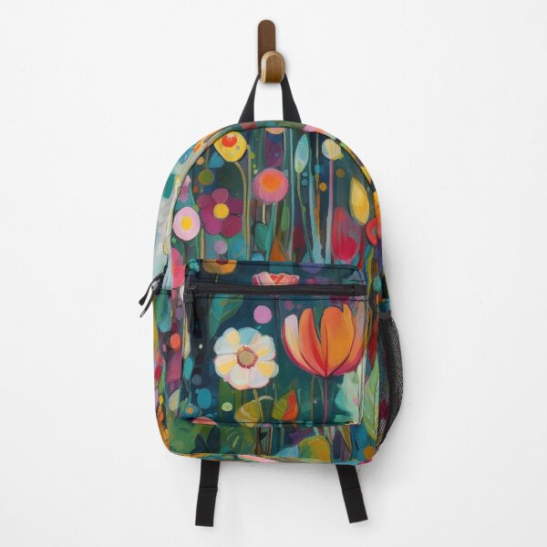 Item preview, Colorful abstract flower pettern Color Nature Color decorative element Flowers pop art designed and sold by PinkPinkArts.