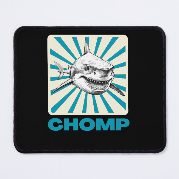 Item preview, Retro chomp shark - funny shark designed and sold by Straya75.