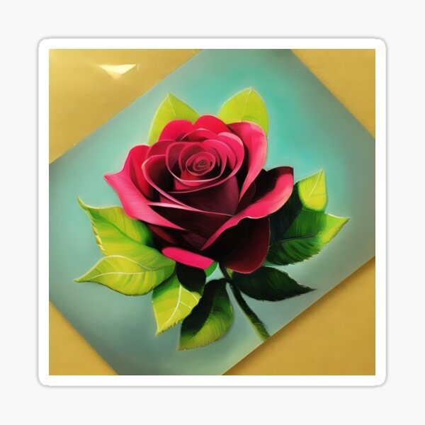 Item preview, Rose Painting designed and sold by PandaChuCos.