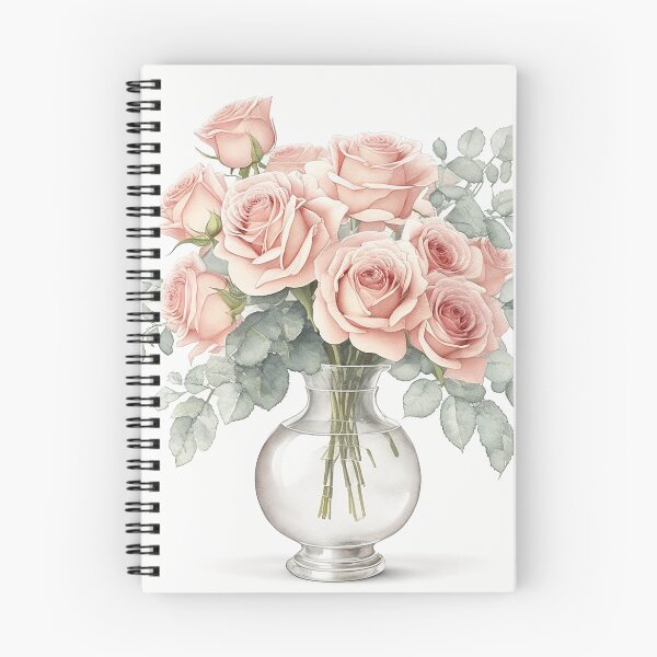 Item preview, Roses in a glass vase designed and sold by SimpleWallArt.