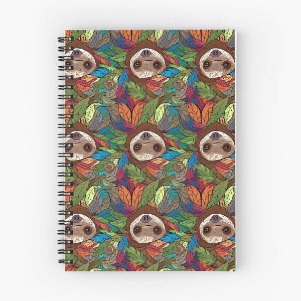 Item preview, Vibrant and Charming Sloth Pattern for a Colorful Twist designed and sold by Retro-ArtDeco.