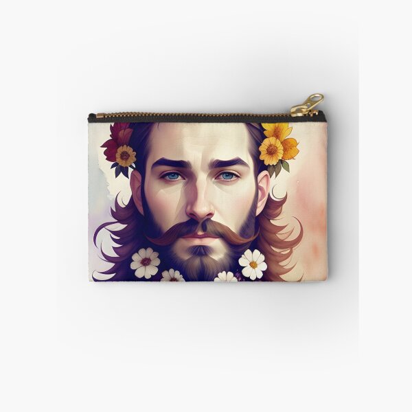 Item preview, Handsome Man with Flowers in His Beard designed and sold by Erika V..