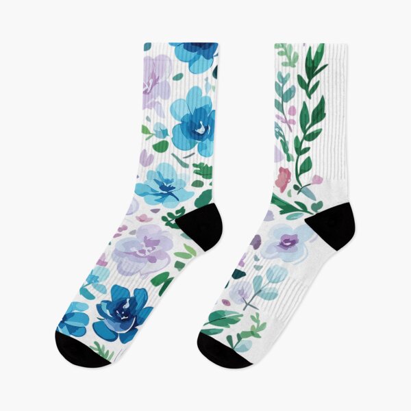 Item preview, Whimsical Watercolor Blooms designed and sold by printyai.