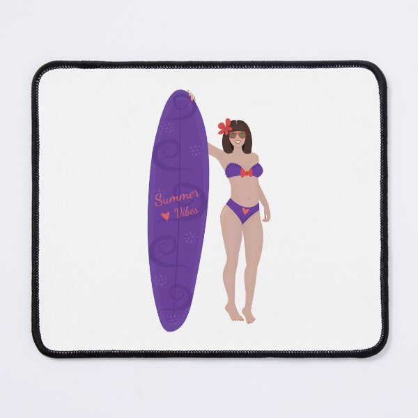 Item preview, Brunette woman with a sailboard designed and sold by OM-lova.