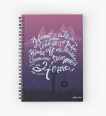 Home-Quote Spiral Notebook
