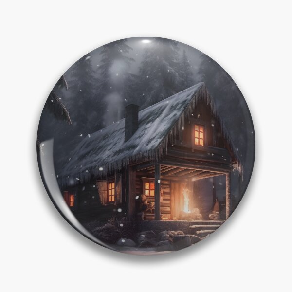 Item preview, Snowy Cabin designed and sold by NeonVice.