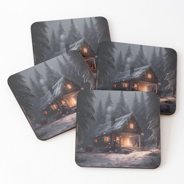 Item preview, Snowy Cabin designed and sold by NeonVice.