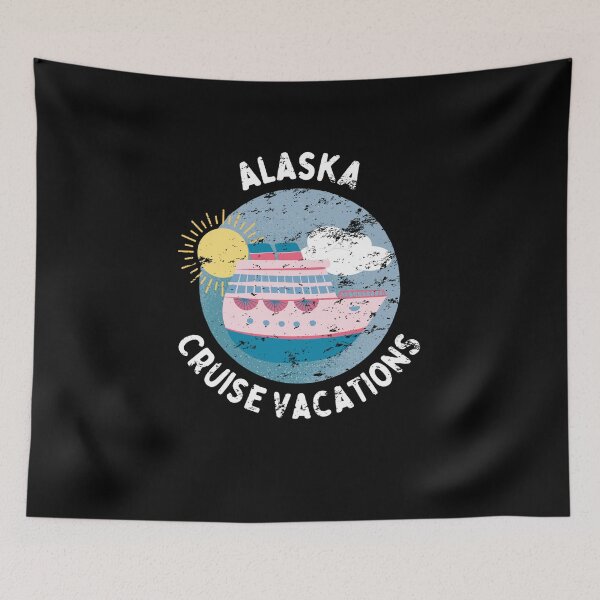 Item preview, Funny alaska cruise vacation glaciers adventure Retro Vintage designed and sold by Jeangel97.