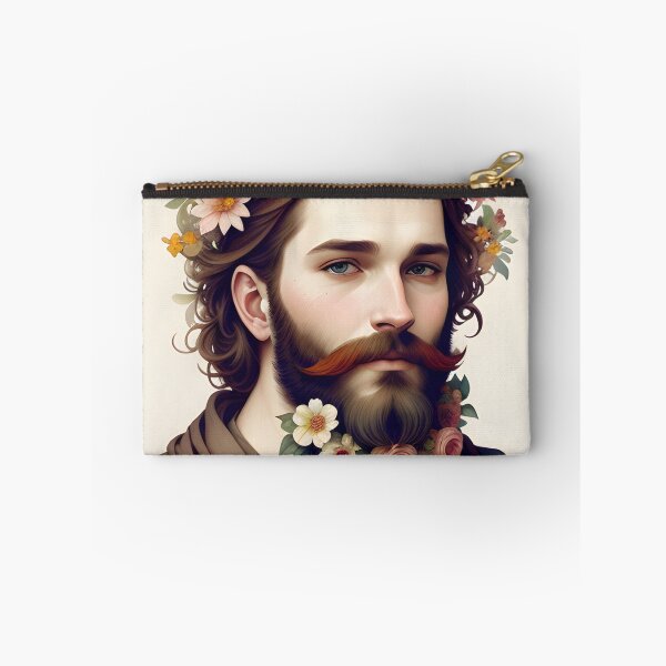 Item preview, Handsome Man with Flowers in His Beard designed and sold by Erika V..