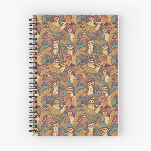 Item preview, Trippy and Colorful Sloth Pattern | Retro Art for Sloth Enthusiasts designed and sold by Retro-ArtDeco.