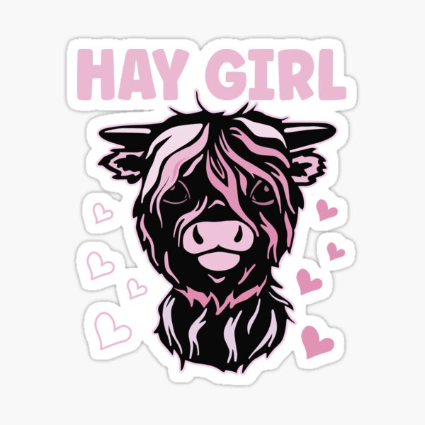 Highland cow Sticker - Stickers - Cute - kawaii Decal cut