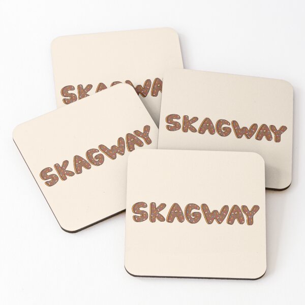 Item preview, Skagway citie of alaska word Shaped Like Chocolate Donuts  designed and sold by DonutsWords.