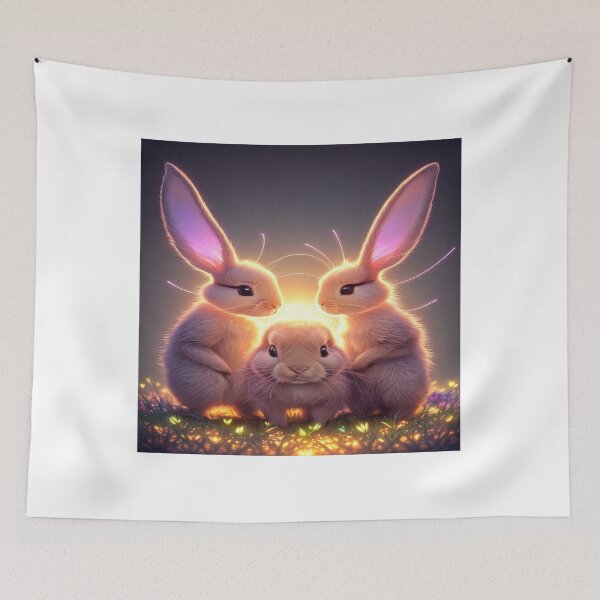 Item preview, cute rabbits designed and sold by CultureX.