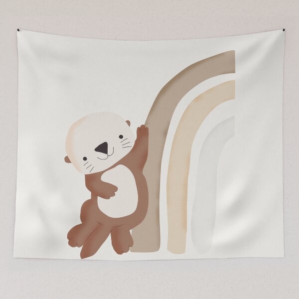 Item preview, Minimal Otter designed and sold by AtsokDraws.