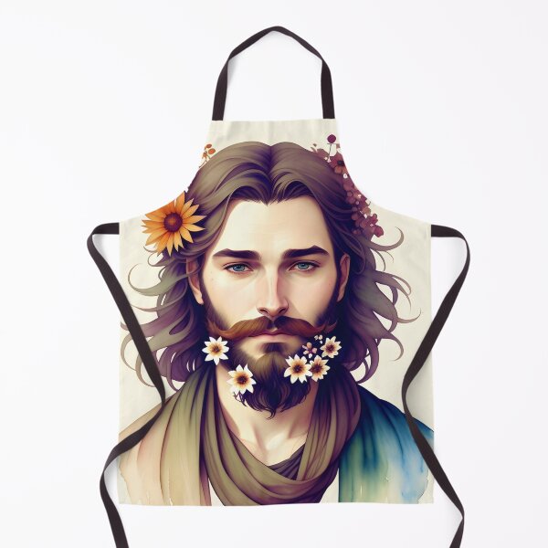 Item preview, Handsome Man with Flowers in His Beard designed and sold by Erika V..