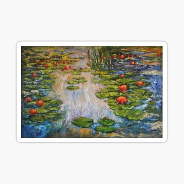 Bitcoin Claude Monet Water Lilies Garden Irises Lady Shopping Bag