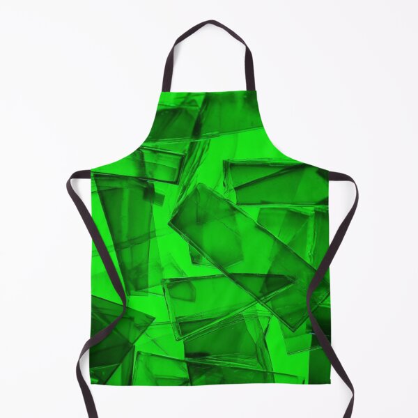 Item preview, Colorful abstract Green broken glass Geometric pop art Green designed and sold by PinkPinkArts.