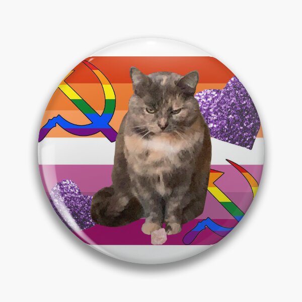 Artikelvorschau, Lesbisches Pride Commie Kätzchen entworfen und verkauft von jennaj1133.