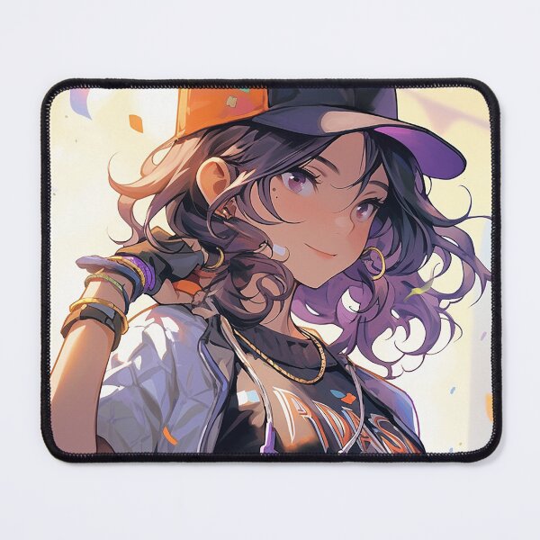 Item preview, Sporty Anime Girl surrounded by Confetti designed and sold by Basilix.