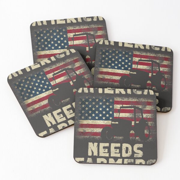Item preview, America Needs Farmers Tractor American Flag 1 designed and sold by LatoyaHHolloway.