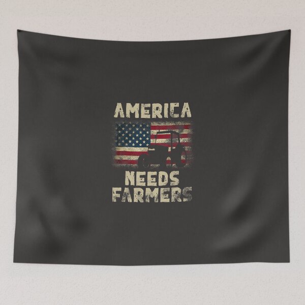 Item preview, America Needs Farmers Tractor American Flag 1 designed and sold by LatoyaHHolloway.