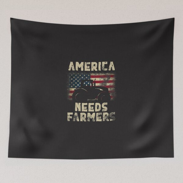 Item preview, America Needs Farmers Tractor American Flag22 designed and sold by LatoyaHHolloway.