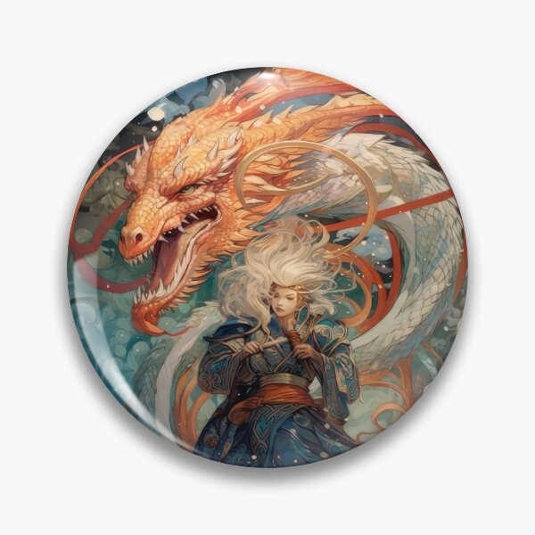Item preview, Winter Dragon and Goddess designed and sold by Kim Kanger.