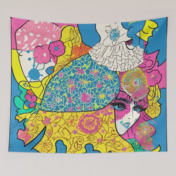 Item preview, Retro Pop Art Girls designed and sold by printyai.