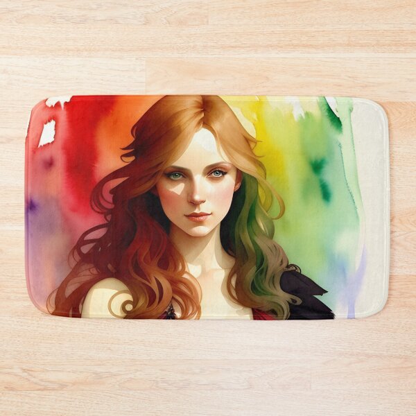 Item preview, Rainbow Pride Woman in Watercolor designed and sold by Erika V..