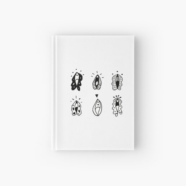 Vulva Flowers Hardcover Journal