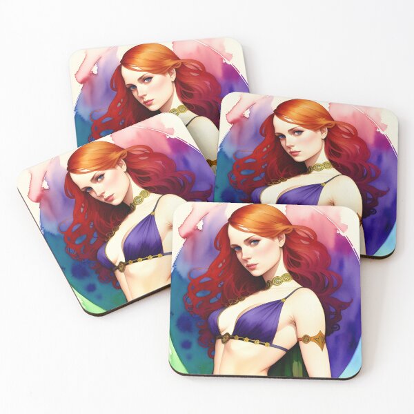 Item preview, Rainbow Pride Woman in Watercolor designed and sold by Erika V..