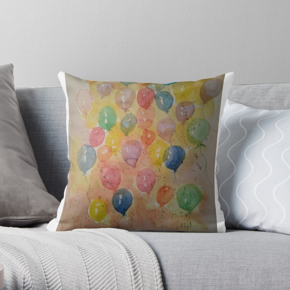 Coussin « Lancé de ballons»