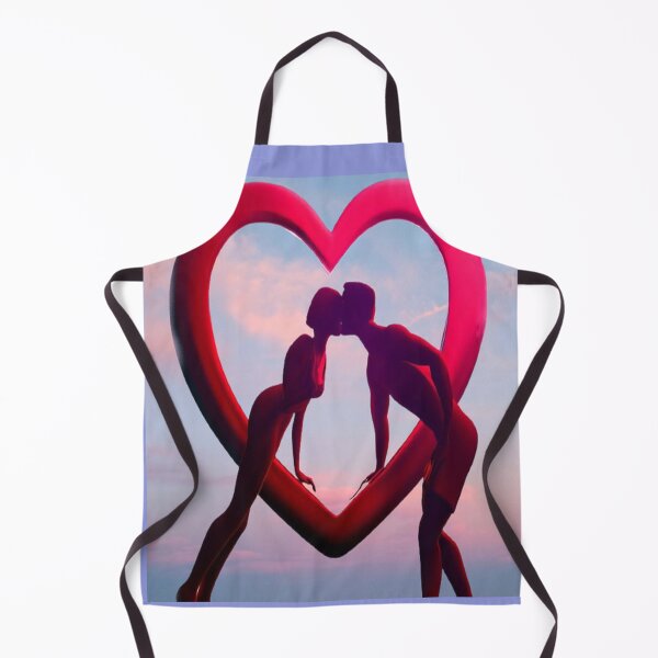 Item preview, Kiss of two people frame red heart tenderness passion love designed and sold by JaroDesign2023.