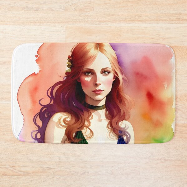 Item preview, Rainbow Pride Woman in Watercolor designed and sold by Erika V..