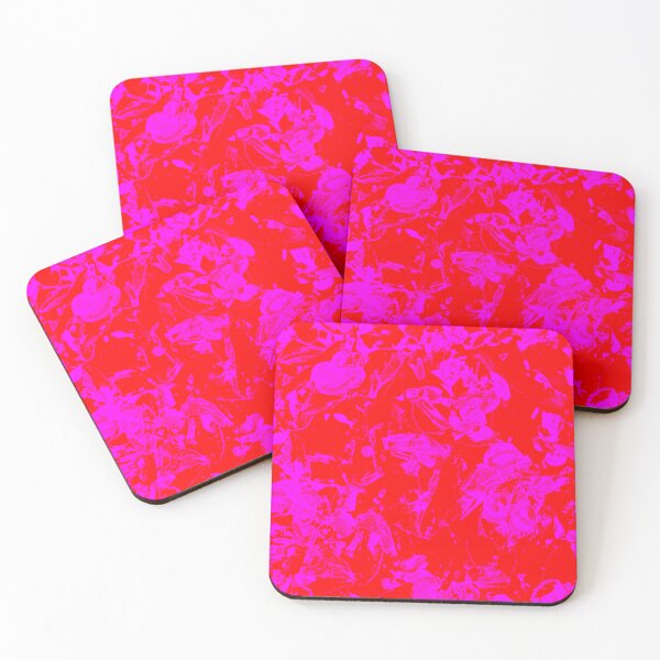 Item preview, The Pink and Red Floral Motives with Pink Flowers designed and sold by IraNiva.