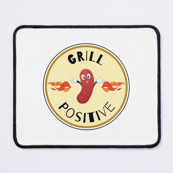 Item preview, Grill Positive - Funny Sausage designed and sold by BababuuuPrint.