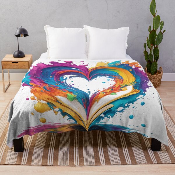 Item preview, Bookish Love: Pages Bound in a Heart of Knowledge designed and sold by WASjourney.
