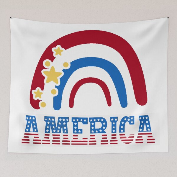 Item preview, America Rainbow  designed and sold by GL Digital Artwork .