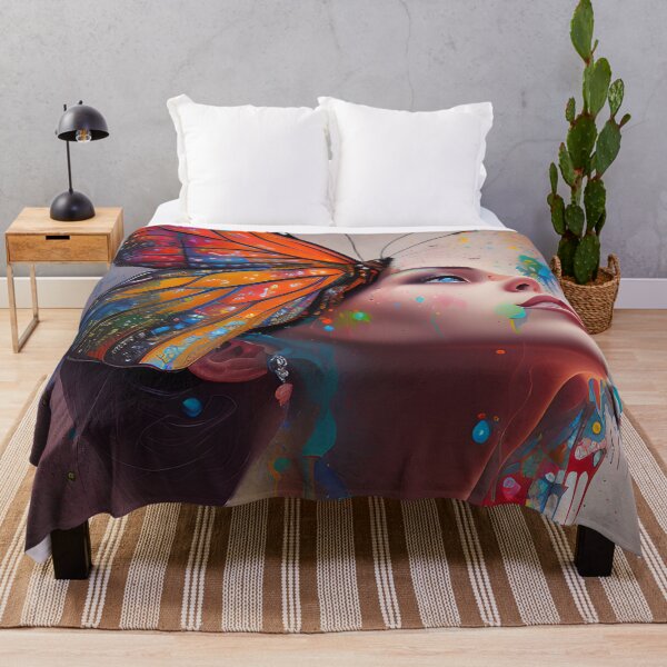 Item preview, Butterfly Dream: Woman in the Painted Wing Cascade designed and sold by Hayden Lane.
