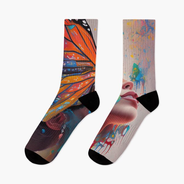 Item preview, Butterfly Dream: Woman in the Painted Wing Cascade designed and sold by Hayden Lane.
