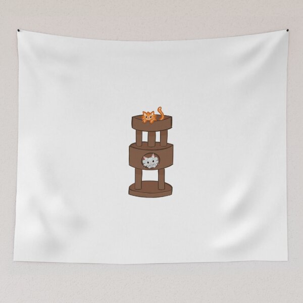 Item preview, Cats in a cat tree designed and sold by Pinkaddict.
